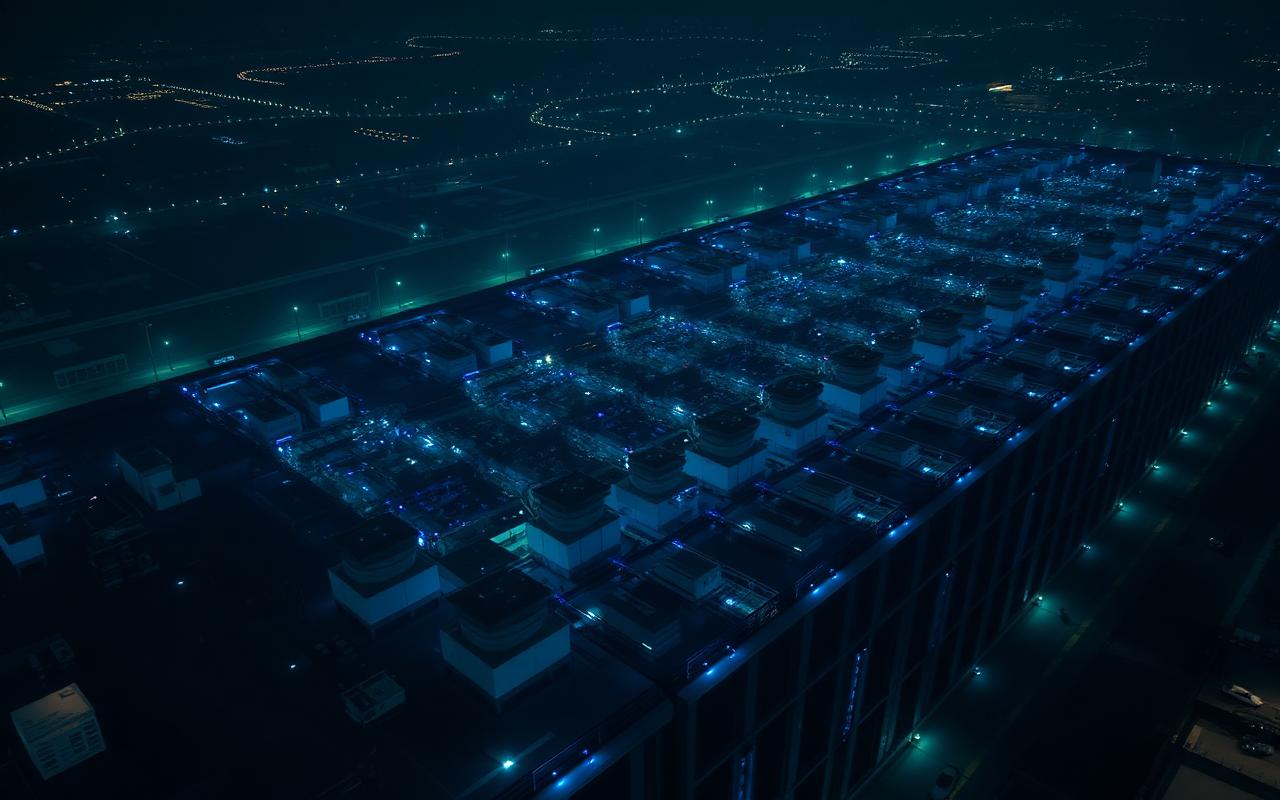 Hyperscale facility post-decontamination white space